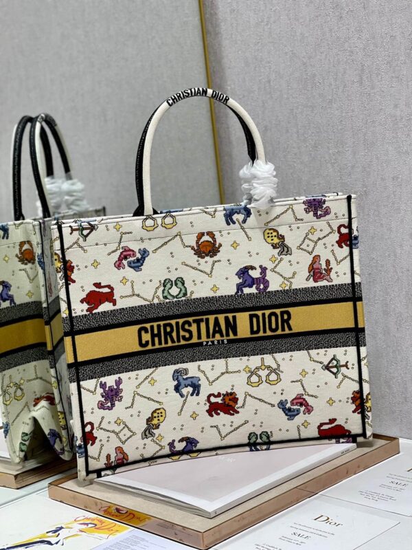 1:1 Replica Christian Dior Large Dior Book Tote White, For Women, Women’s Handbags 16.5in/42cm CD M1286ZRTY_M941