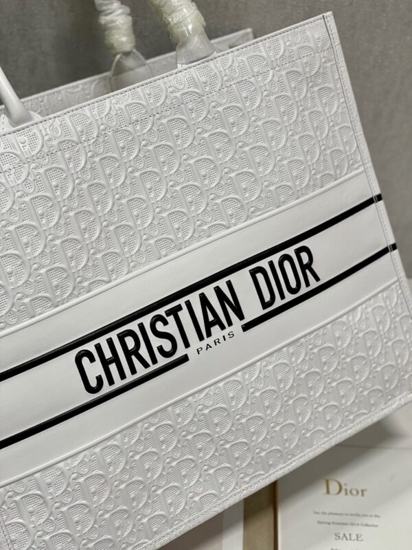 1:1 Replica Christian Dior Large Dior Book Tote White, For Women, Women’s Handbags 16.5in/42cm CD