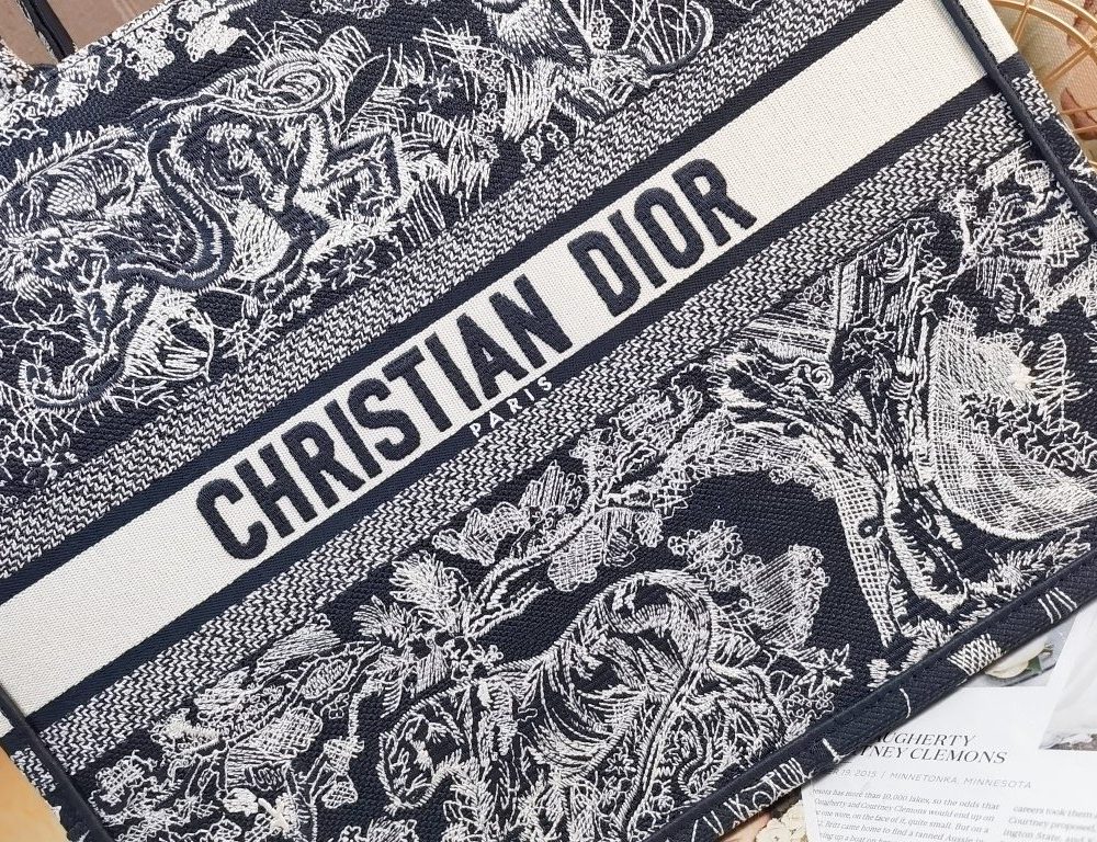 1:1 Replica Christian Dior Large Dior Book Tote White, For Women, Women’s Handbags 16.5in/42cm CD