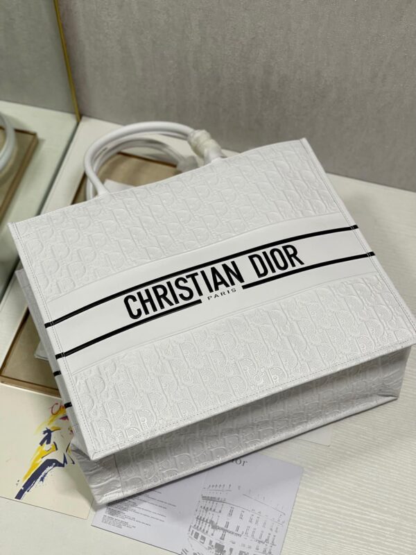 1:1 Replica Christian Dior Large Dior Book Tote White, For Women, Women’s Handbags 16.5in/42cm CD