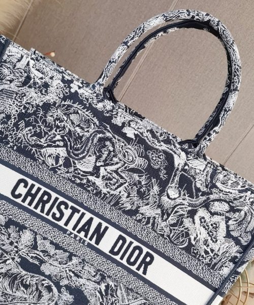 1:1 Replica Christian Dior Large Dior Book Tote White, For Women, Women’s Handbags 16.5in/42cm CD