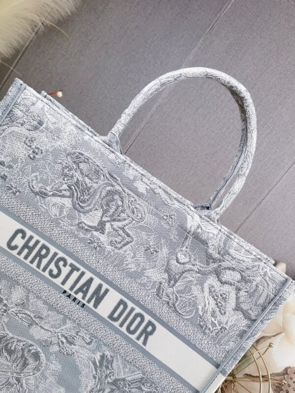 1:1 Replica Christian Dior Large Dior Book Tote White Multicolor, For Women, Women’s Handbags 16.5in/42cm CD