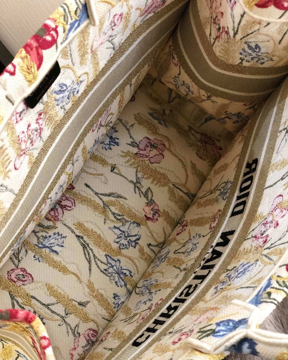 1:1 Replica Christian Dior Large Dior Book Tote White Multicolor, For Women, Women’s Handbags 16.5in/42cm CD