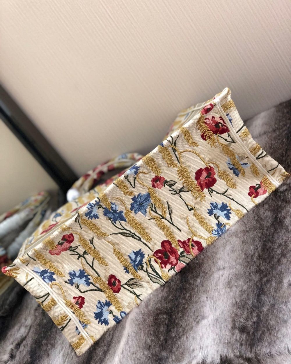 1:1 Replica Christian Dior Large Dior Book Tote White Multicolor, For Women, Women’s Handbags 16.5in/42cm CD