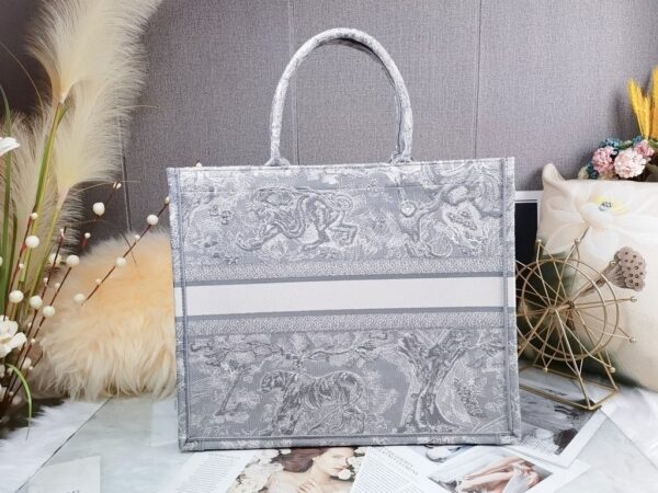 1:1 Replica Christian Dior Large Dior Book Tote White Multicolor, For Women, Women’s Handbags 16.5in/42cm CD