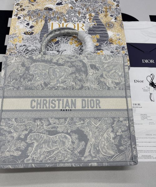 1:1 Replica Christian Dior Large Dior Book Tote White Multicolor, For Women, Women’s Handbags 16.5in/42cm CD