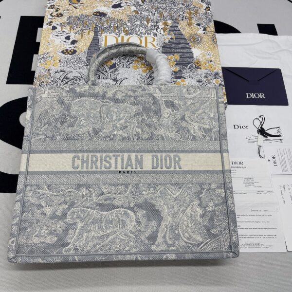1:1 Replica Christian Dior Large Dior Book Tote White Multicolor, For Women, Women’s Handbags 16.5in/42cm CD