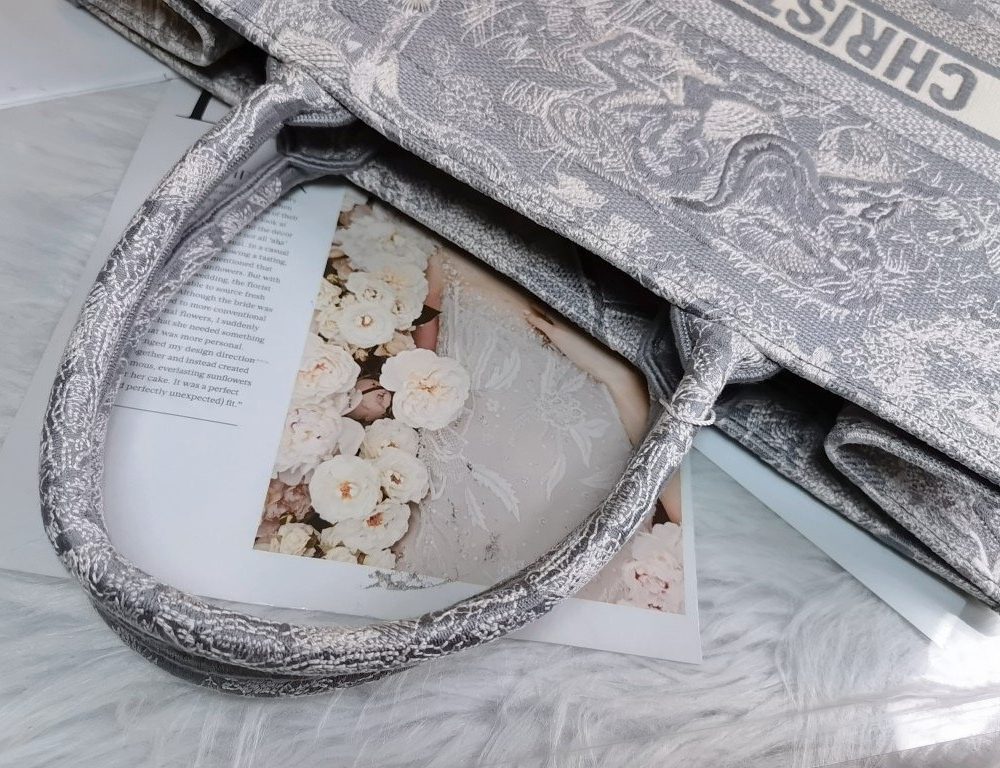 1:1 Replica Christian Dior Large Dior Book Tote White Multicolor, For Women, Women’s Handbags 16.5in/42cm CD