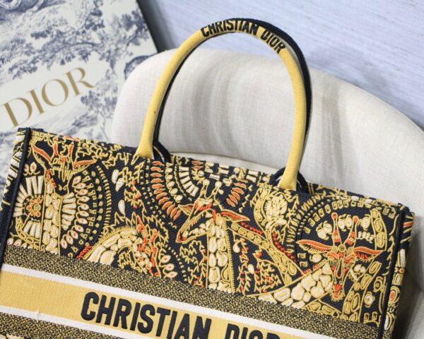 1:1 Replica Christian Dior Large Dior Book Tote Yellow Multicolor, For Women, Women’s Handbags 16.5in/42cm CD