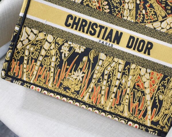1:1 Replica Christian Dior Large Dior Book Tote Yellow Multicolor, For Women, Women’s Handbags 16.5in/42cm CD