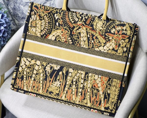 1:1 Replica Christian Dior Large Dior Book Tote Yellow Multicolor, For Women, Women’s Handbags 16.5in/42cm CD