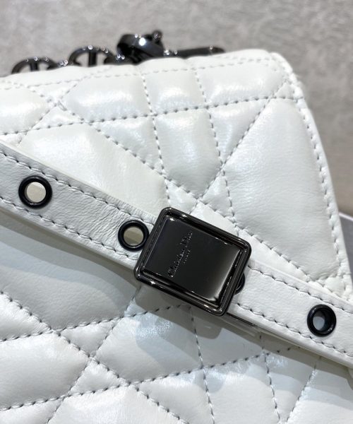 1:1 Replica Christian Dior Large Dior Caro Bag, White, For Women Women’s Handbags, Crossbody Bags, 28cm CD