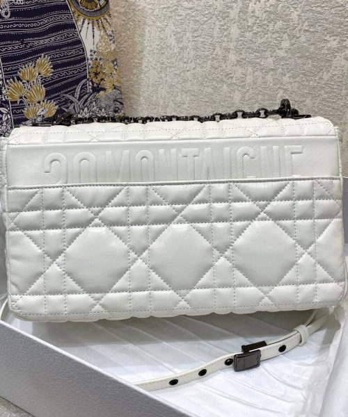 1:1 Replica Christian Dior Large Dior Caro Bag, White, For Women Women’s Handbags, Crossbody Bags, 28cm CD