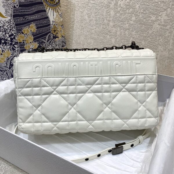 1:1 Replica Christian Dior Large Dior Caro Bag, White, For Women Women’s Handbags, Crossbody Bags, 28cm CD