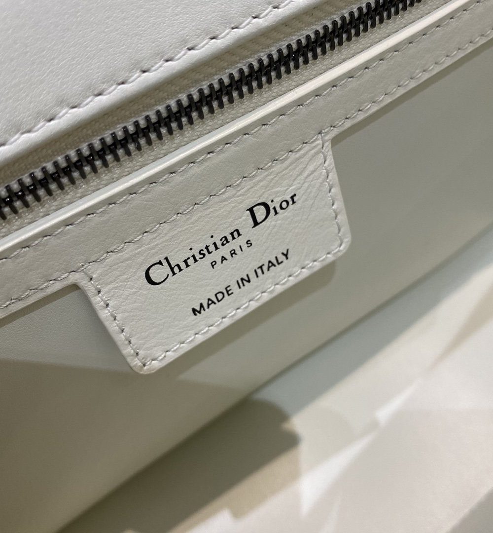 1:1 Replica Christian Dior Large Dior Caro Bag, White, For Women Women’s Handbags, Crossbody Bags, 28cm CD