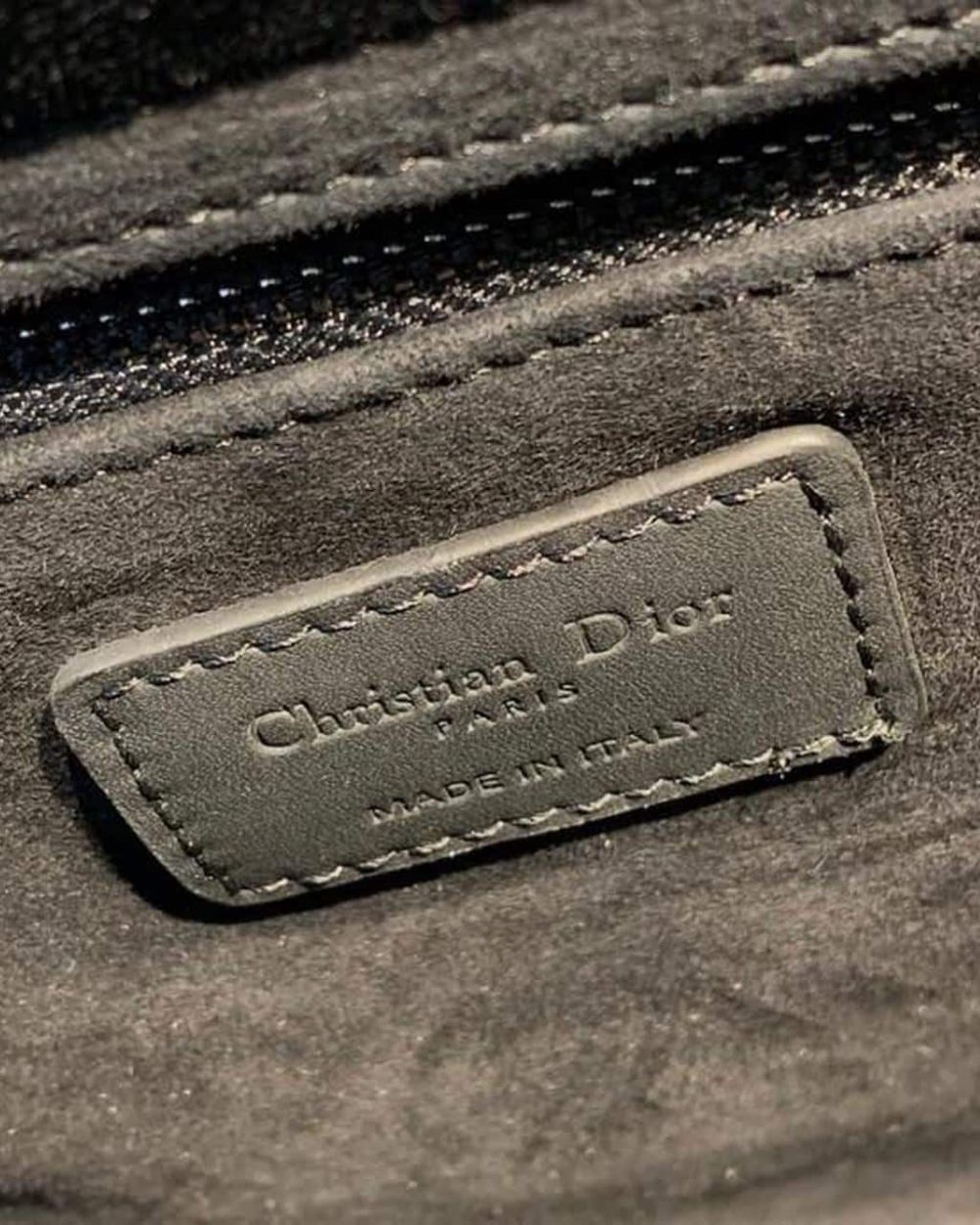 1:1 Replica Christian Dior Large Lady Dior Bag Black For Women 12.5in/32cm CD M0566SLOI_M989