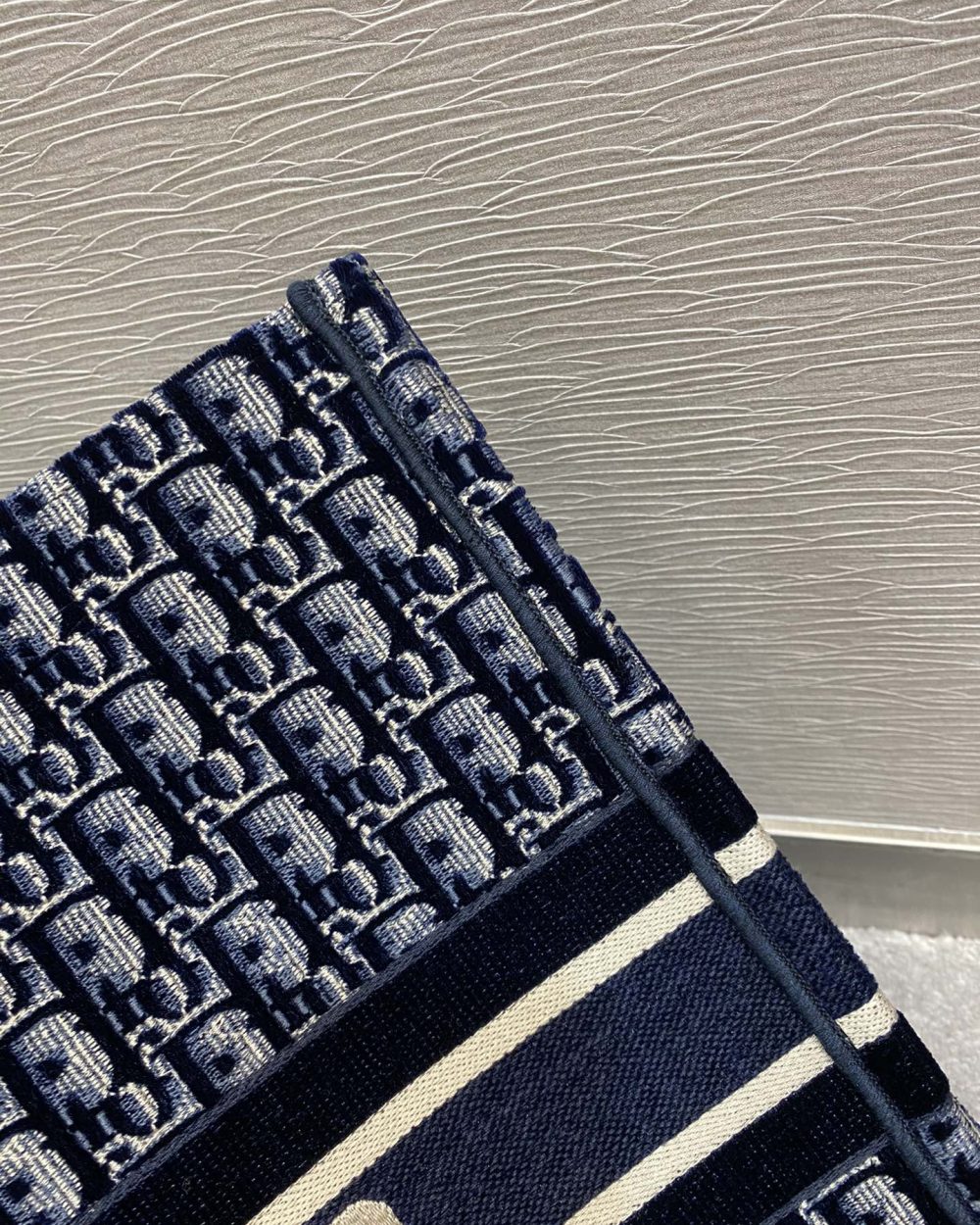 1:1 Replica Christian Dior Medium Dior Book Tote Dark Blue For Women 14in/36cm CD M1296ZRIW_M928