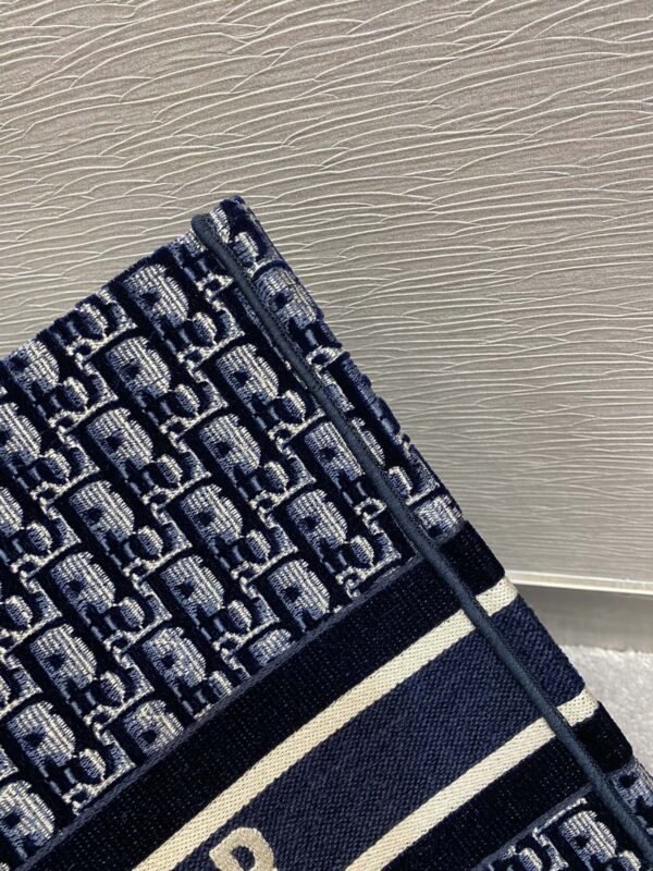 1:1 Replica Christian Dior Medium Dior Book Tote Dark Blue For Women 14in/36cm CD M1296ZRIW_M928