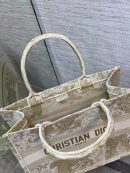 1:1 Replica Christian Dior Medium Dior Book Tote Gold-Tone Toile de Jouy Embroidery, Gold, For Women Women’s Handbags, 36cm CD M1296ZTQO_M01E