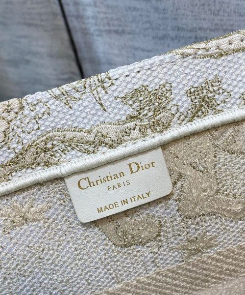 1:1 Replica Christian Dior Medium Dior Book Tote Gold-Tone Toile de Jouy Embroidery, Gold, For Women Women’s Handbags, 36cm CD M1296ZTQO_M01E