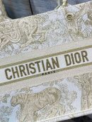 1:1 Replica Christian Dior Medium Dior Book Tote Gold-Tone Toile de Jouy Embroidery, Gold, For Women Women’s Handbags, 36cm CD M1296ZTQO_M01E