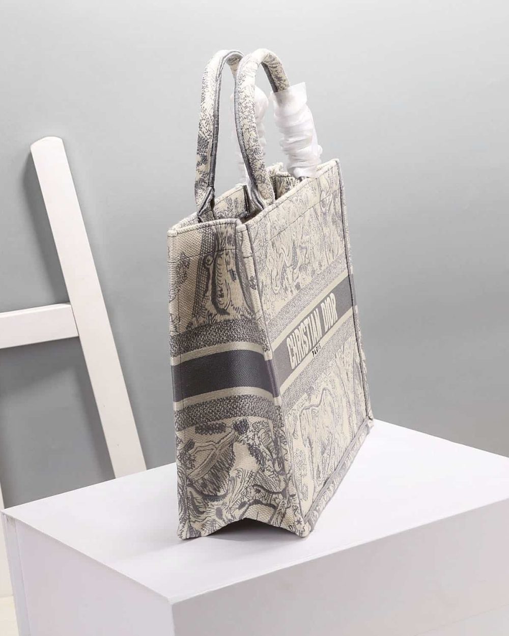 1:1 Replica Christian Dior Medium Dior Book Tote Gray, For Women, Women’s Handbags 14in/36cm CD M1296ZTDT_M932