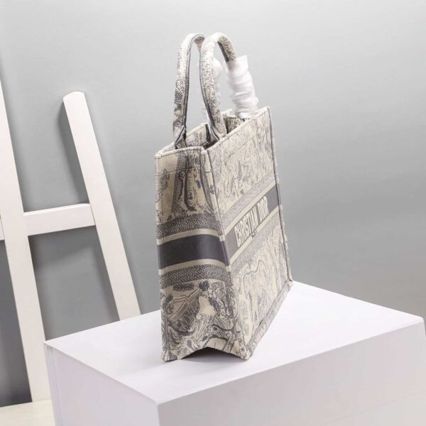 1:1 Replica Christian Dior Medium Dior Book Tote Gray, For Women, Women’s Handbags 14in/36cm CD M1296ZTDT_M932