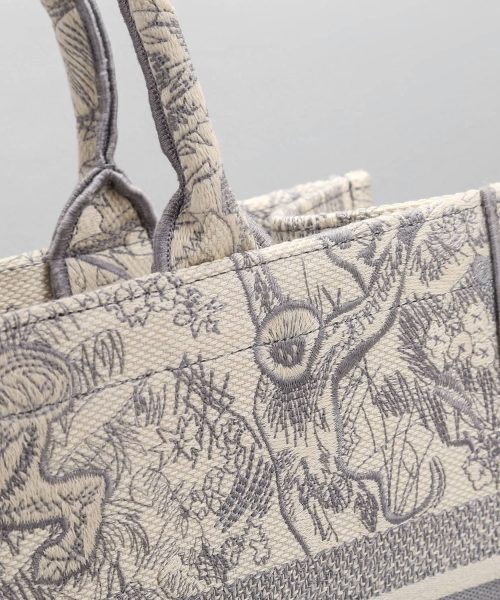 1:1 Replica Christian Dior Medium Dior Book Tote Gray, For Women, Women’s Handbags 14in/36cm CD M1296ZTDT_M932