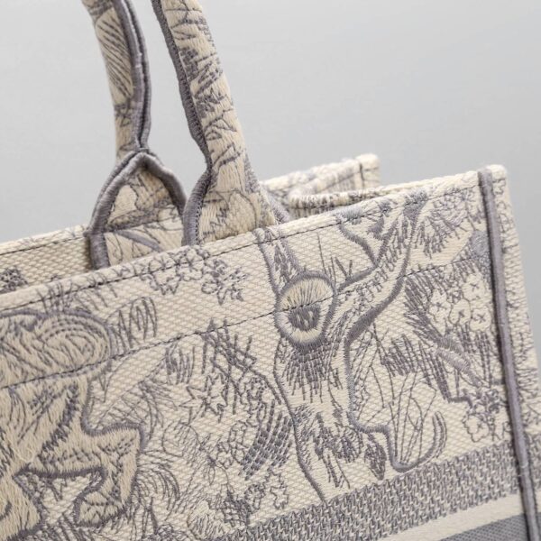 1:1 Replica Christian Dior Medium Dior Book Tote Gray, For Women, Women’s Handbags 14in/36cm CD M1296ZTDT_M932