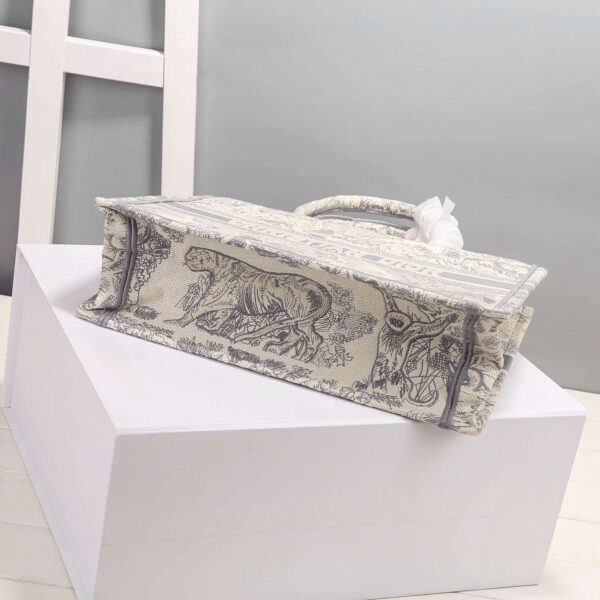 1:1 Replica Christian Dior Medium Dior Book Tote Gray, For Women, Women’s Handbags 14in/36cm CD M1296ZTDT_M932