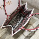 1:1 Replica Christian Dior Medium Dior Book Tote Multicolor Butterfly Embroidery, Red/White, For Women Women’s Handbags, 36cm CD