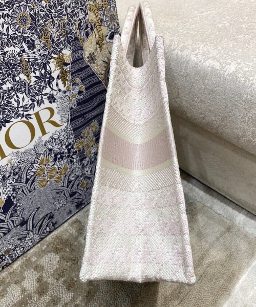 1:1 Replica Christian Dior Medium Dior Book Tote Pastel Houndstooth Embroidery, Pastel, For Women Women’s Handbags, Shoulder Bags, 36cm CD