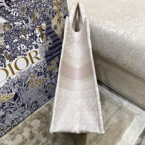 1:1 Replica Christian Dior Medium Dior Book Tote Pastel Houndstooth Embroidery, Pastel, For Women Women’s Handbags, Shoulder Bags, 36cm CD