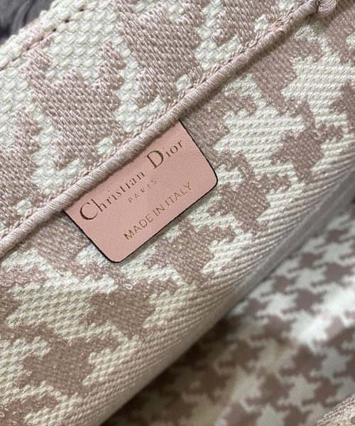 1:1 Replica Christian Dior Medium Dior Book Tote Pastel Houndstooth Embroidery, Pastel, For Women Women’s Handbags, Shoulder Bags, 36cm CD