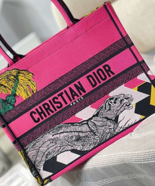 1:1 Replica Christian Dior Medium Dior Book Tote Pink, For Women, Women’s Handbags 14in/36cm CD