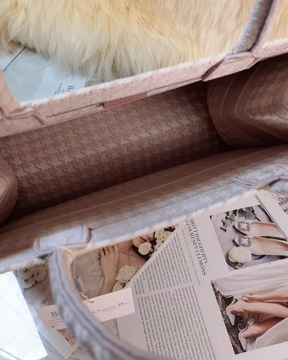 1:1 Replica Christian Dior Medium Dior Book Tote Pink , For Women, Women’s Handbags 14in/36cm CD