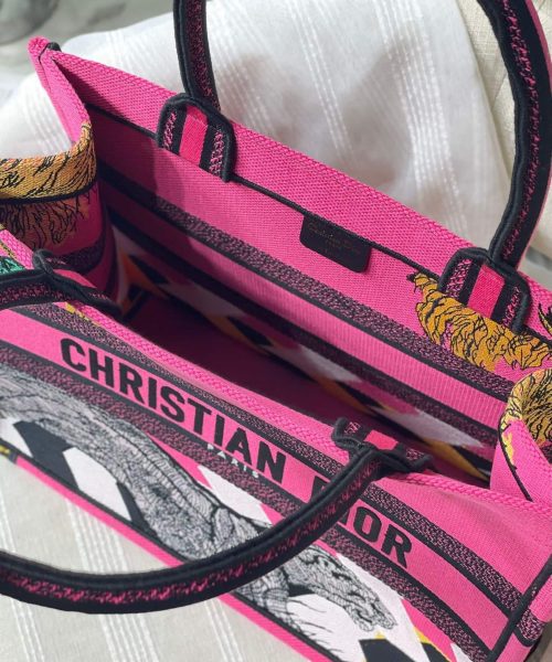 1:1 Replica Christian Dior Medium Dior Book Tote Pink, For Women, Women’s Handbags 14in/36cm CD