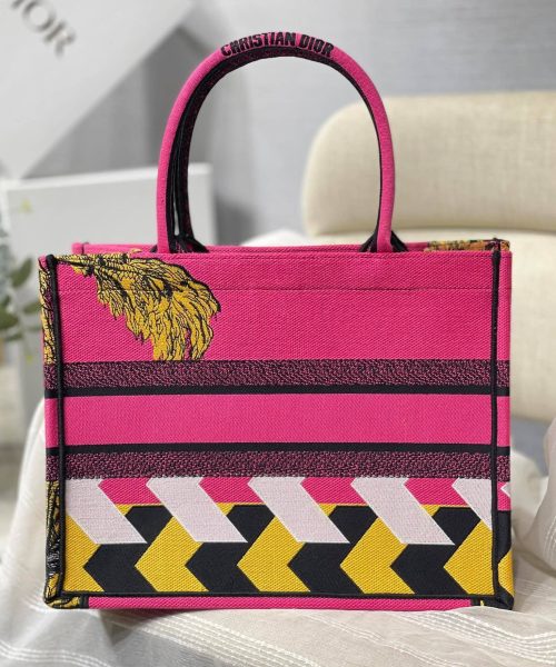 1:1 Replica Christian Dior Medium Dior Book Tote Pink, For Women, Women’s Handbags 14in/36cm CD