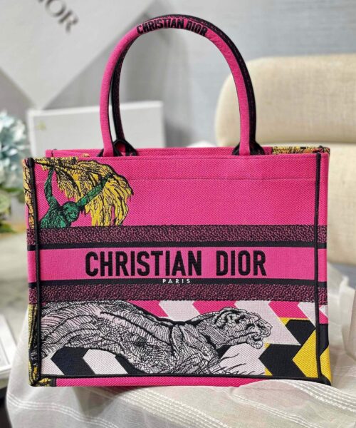 1:1 Replica Christian Dior Medium Dior Book Tote Pink, For Women, Women’s Handbags 14in/36cm CD