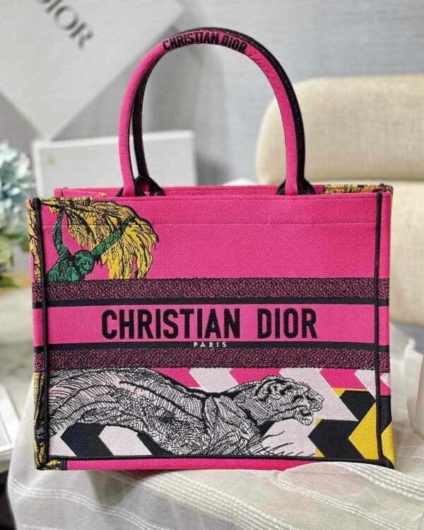 1:1 Replica Christian Dior Medium Dior Book Tote Pink, For Women, Women’s Handbags 14in/36cm CD