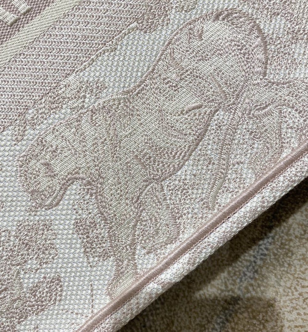 1:1 Replica Christian Dior Medium Dior Book Tote Pink Toile de Jouy Reverse Embroidery, Light Pink, For Women Women’s Handbags, 36cm CD