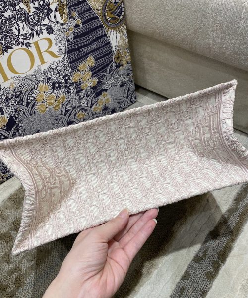 1:1 Replica Christian Dior Medium Dior Book Tote Pink Toile de Jouy Reverse Embroidery, Light Pink, For Women Women’s Handbags, 36cm CD