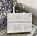 1:1 Replica Christian Dior Medium Dior Book Tote Pink Toile de Jouy Reverse Embroidery, Light Pink, For Women Women’s Handbags, 36cm CD