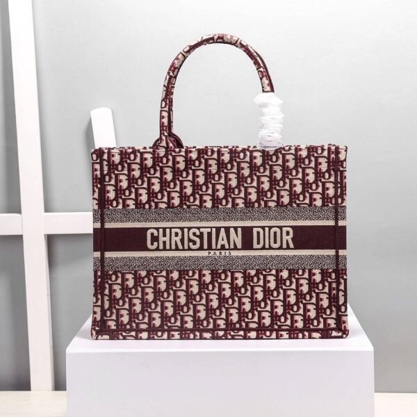 1:1 Replica Christian Dior Medium Dior Book Tote Red, For Women, Women’s Handbags 14in/36cm CD