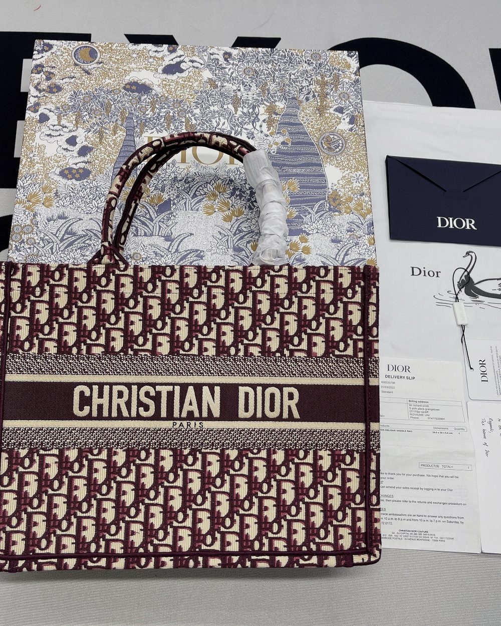 1:1 Replica Christian Dior Medium Dior Book Tote Red, For Women, Women’s Handbags 14in/36cm CD