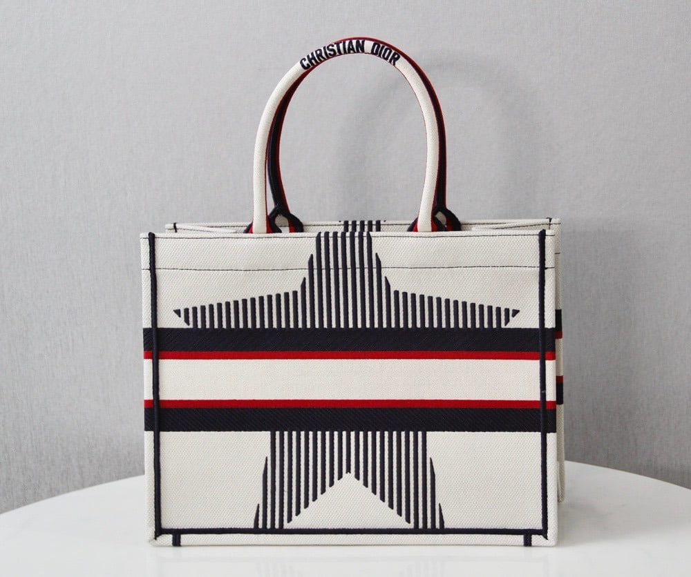 1:1 Replica Christian Dior Medium Dior Book Tote White, For Women, Women’s Handbags 14in/36cm CD
