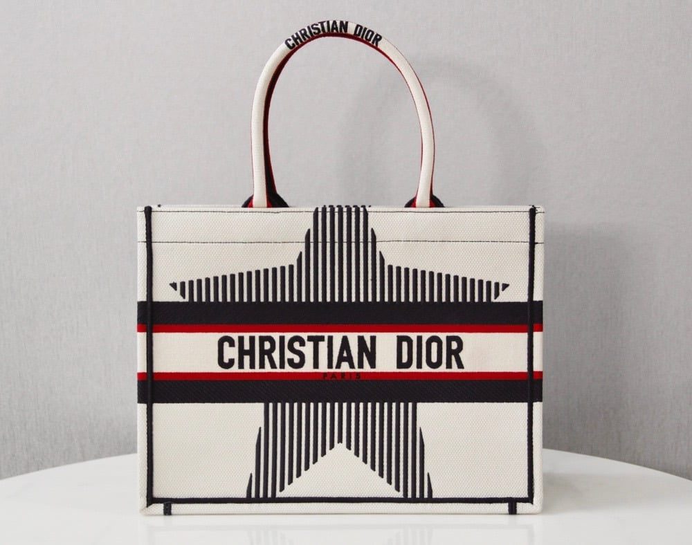 1:1 Replica Christian Dior Medium Dior Book Tote White, For Women, Women’s Handbags 14in/36cm CD