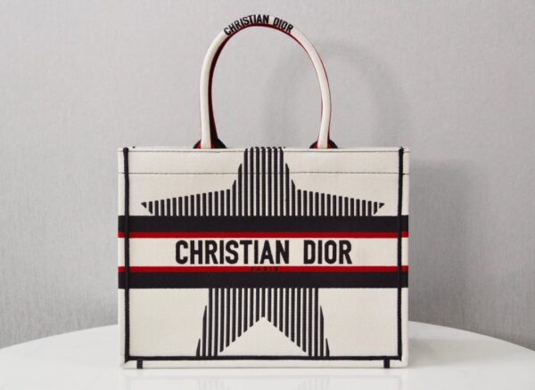 1:1 Replica Christian Dior Medium Dior Book Tote White, For Women, Women’s Handbags 14in/36cm CD