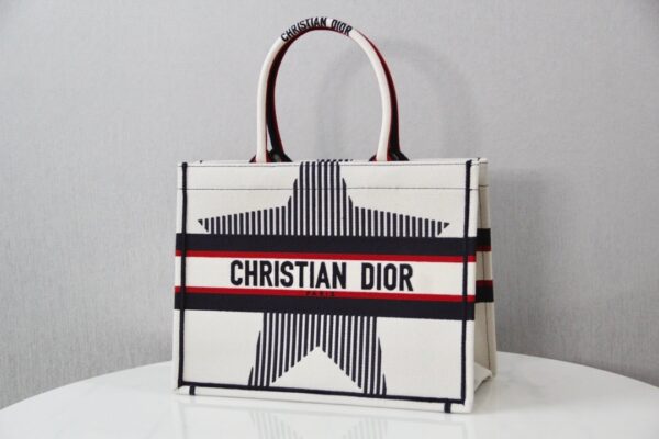 1:1 Replica Christian Dior Medium Dior Book Tote White, For Women, Women’s Handbags 14in/36cm CD