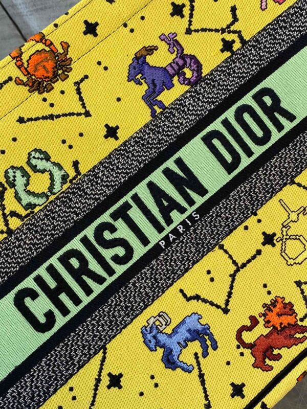 1:1 Replica Christian Dior Medium Dior Book Tote Yellow Multicolor, For Women, Women’s Handbags 14in/36cm CD